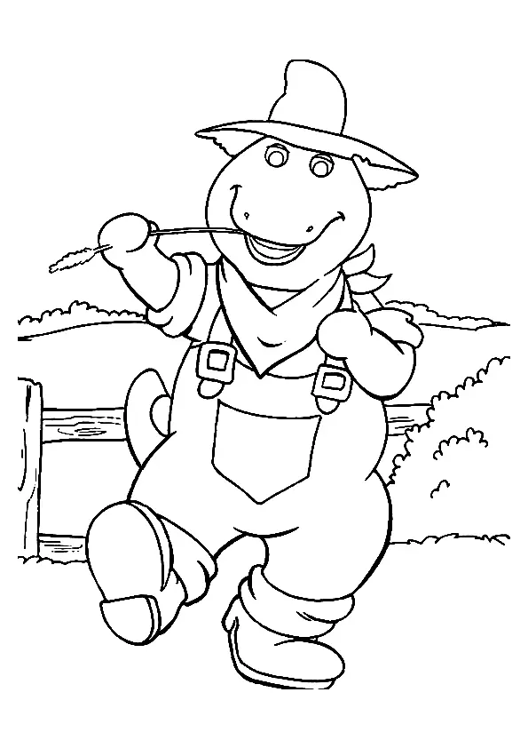 Barney and Friends Coloring Pages 56