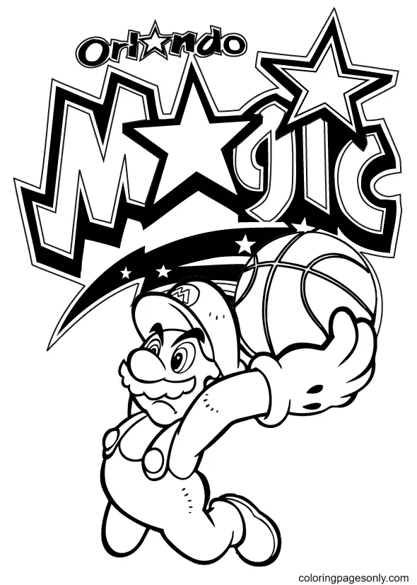 Basketball Coloring Pages 22