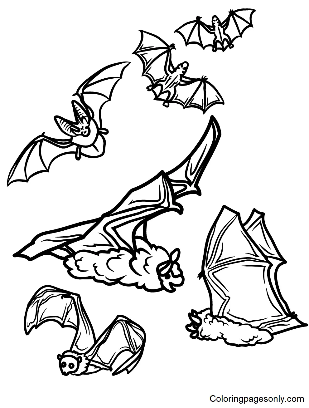 Bat Coloring Pages 23