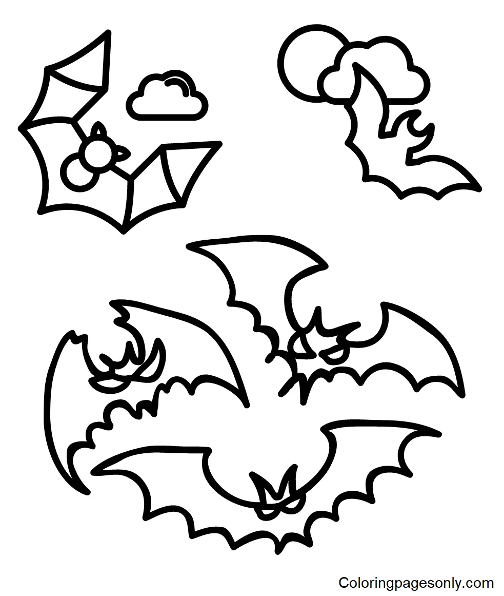 Bat Coloring Pages 31