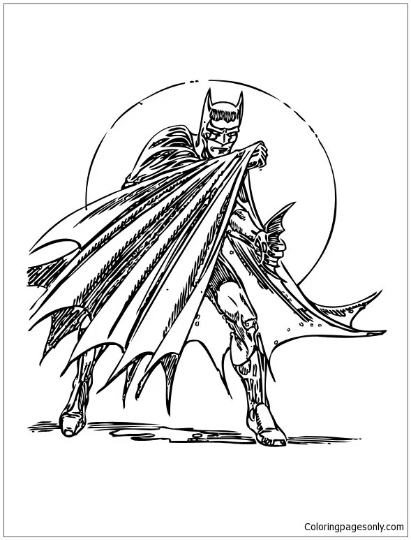 Desenhos de Batman Para Colorir 81