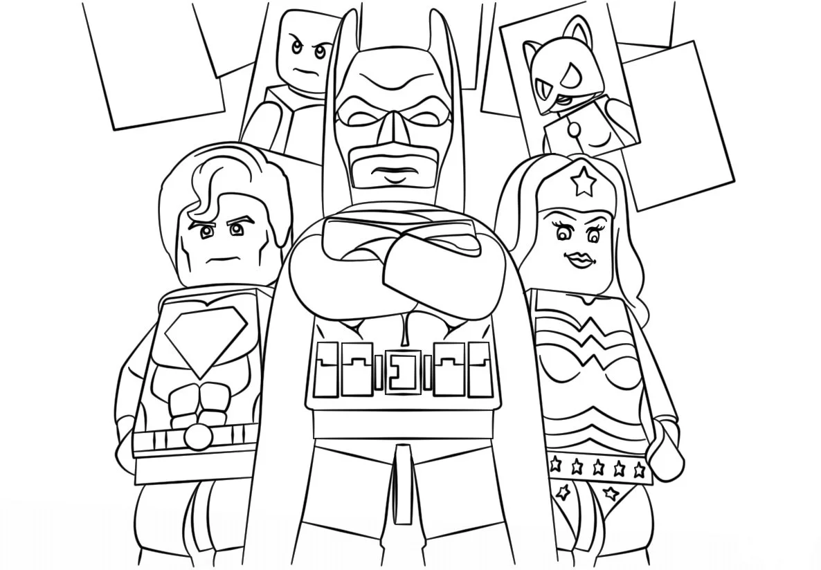 Desenhos de Batman Para Colorir 95