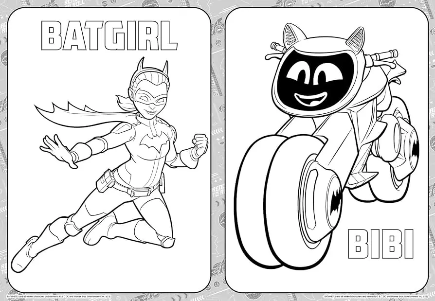 Batwheels Para Colorir 4