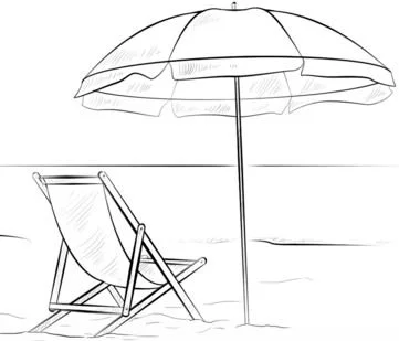 Beach Coloring Pages