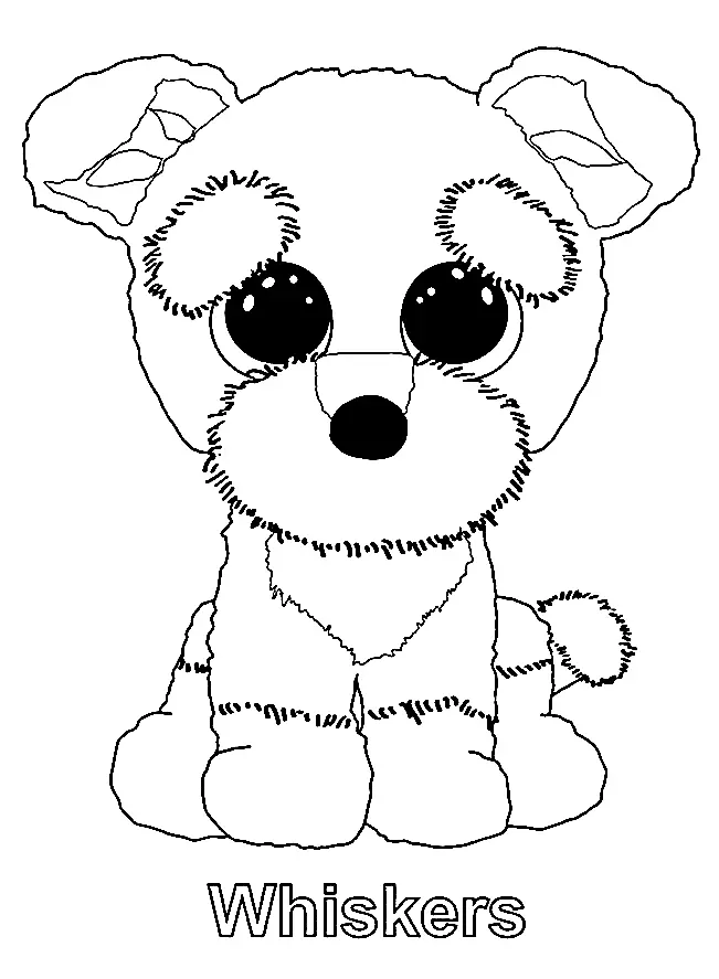 Desenhos de Beanie Boos Para Colorir e Imprimir - Pintar Grátis Online