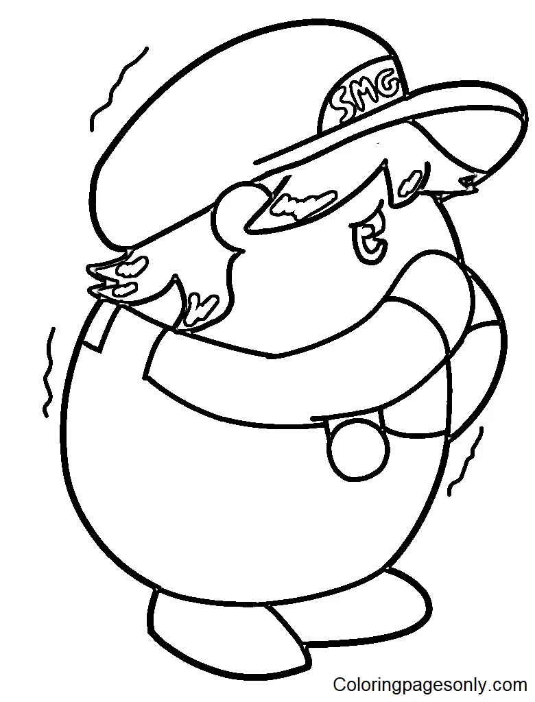 Beeg SMG4 Coloring Pages 10