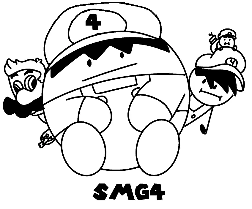 Beeg SMG4 Coloring Pages 4