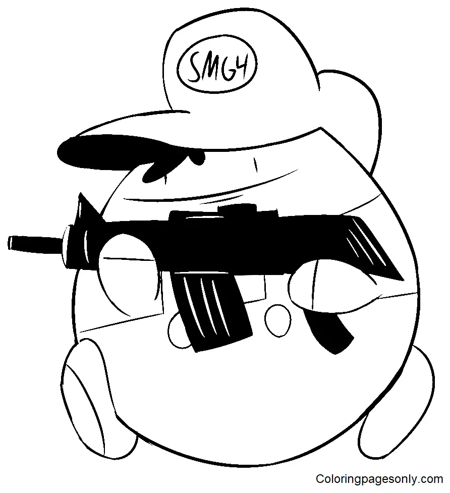 Beeg SMG4 Coloring Pages 9