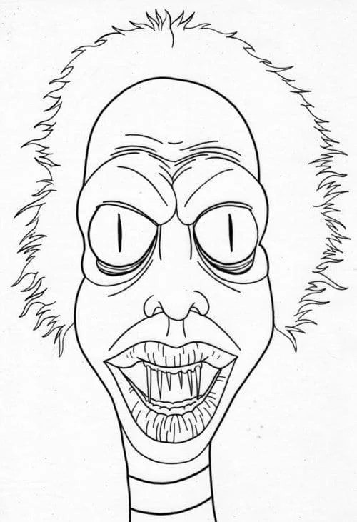 Beetlejuice Coloring Pages 18