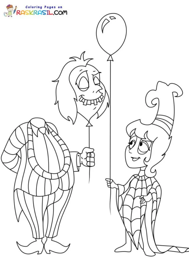 Beetlejuice Coloring Pages 23