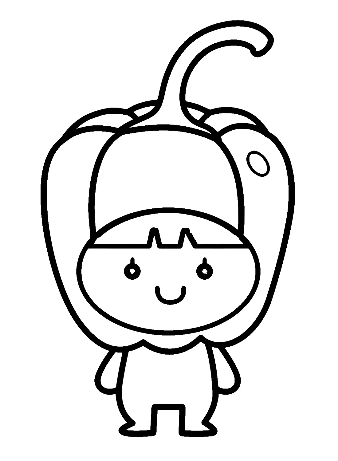 Bell Pepper Coloring Pages 15