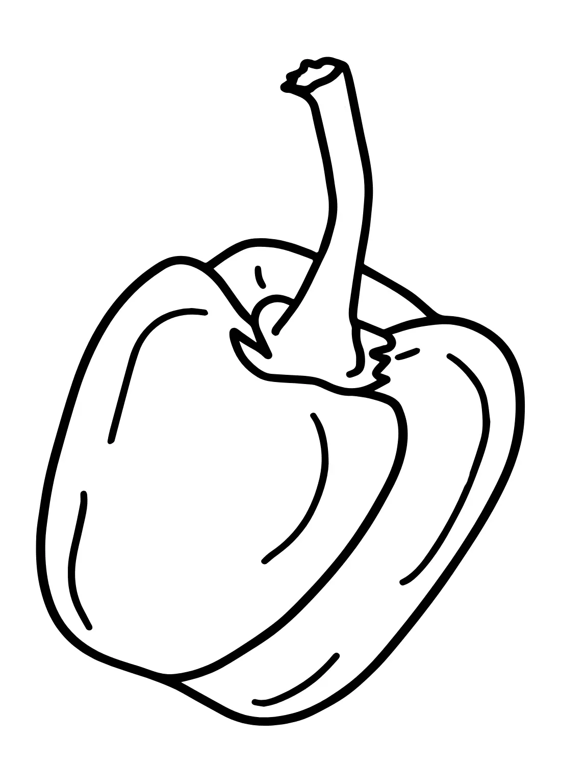 Bell Pepper Coloring Pages 19