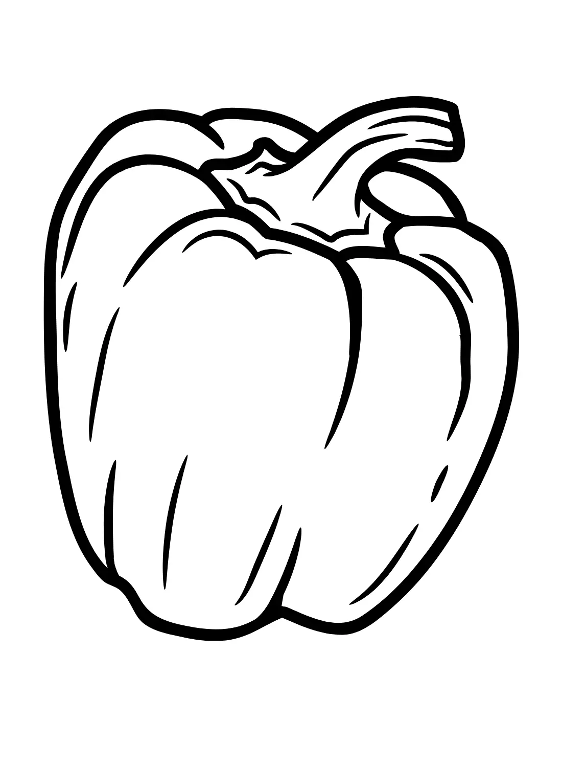 Bell Pepper Coloring Pages 20