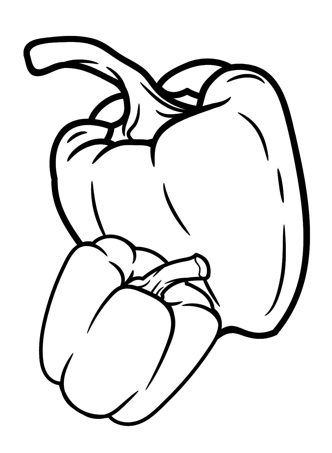 Bell Pepper Coloring Pages 23