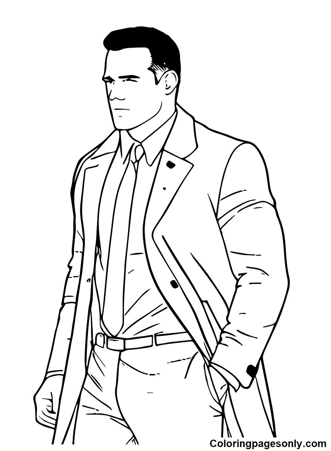 Ben Affleck Coloring Pages