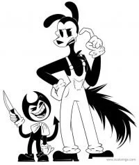Bendy Coloring Pages 51