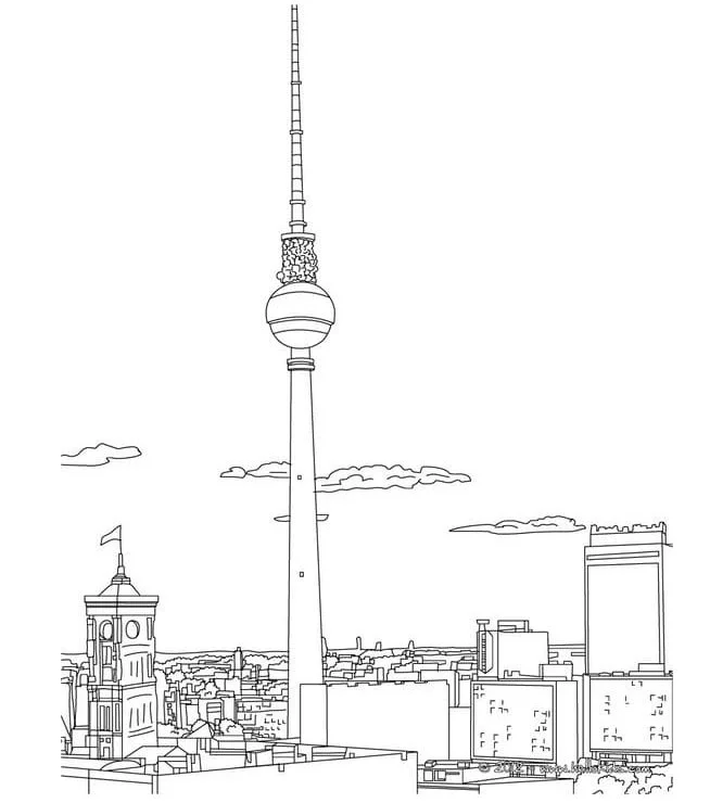 Berlin Coloring Pages 24