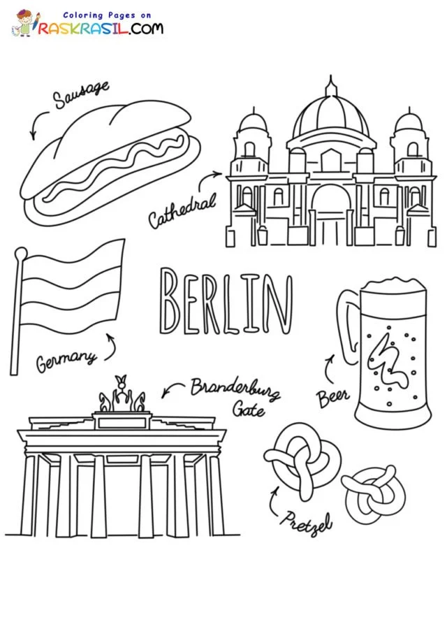 Berlin Coloring Pages 4