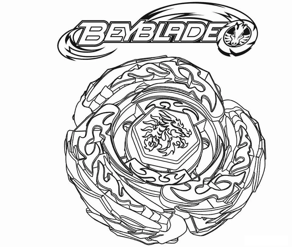 Beyblade Coloring Pages to Print - Free Printable Coloring Pages