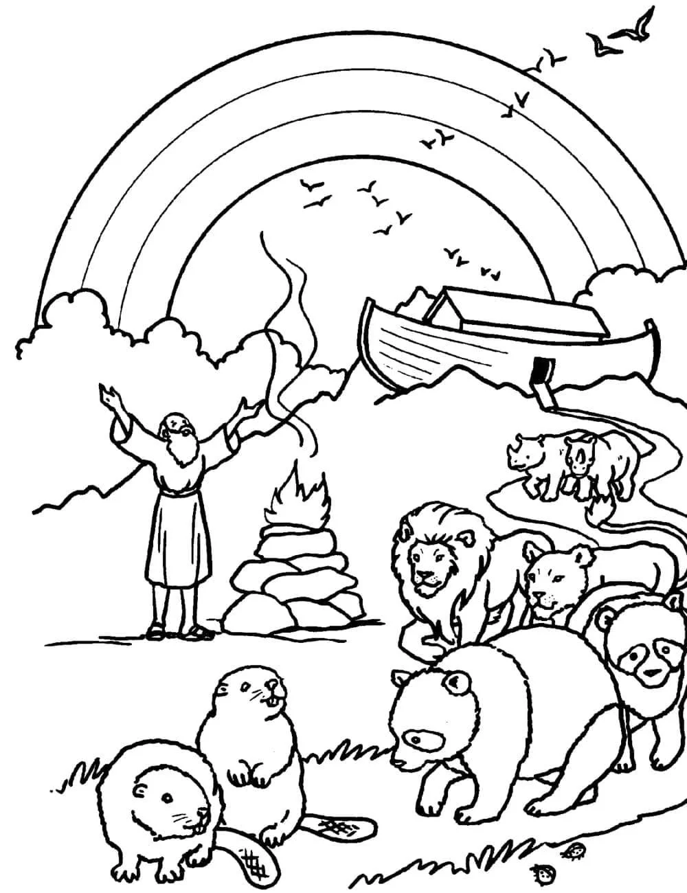 Desenhos de Da Biblia Para Colorir 99