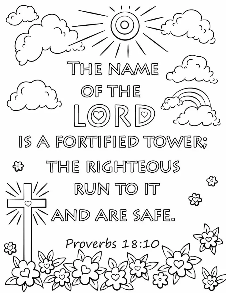 Bible Verse Coloring pages 12