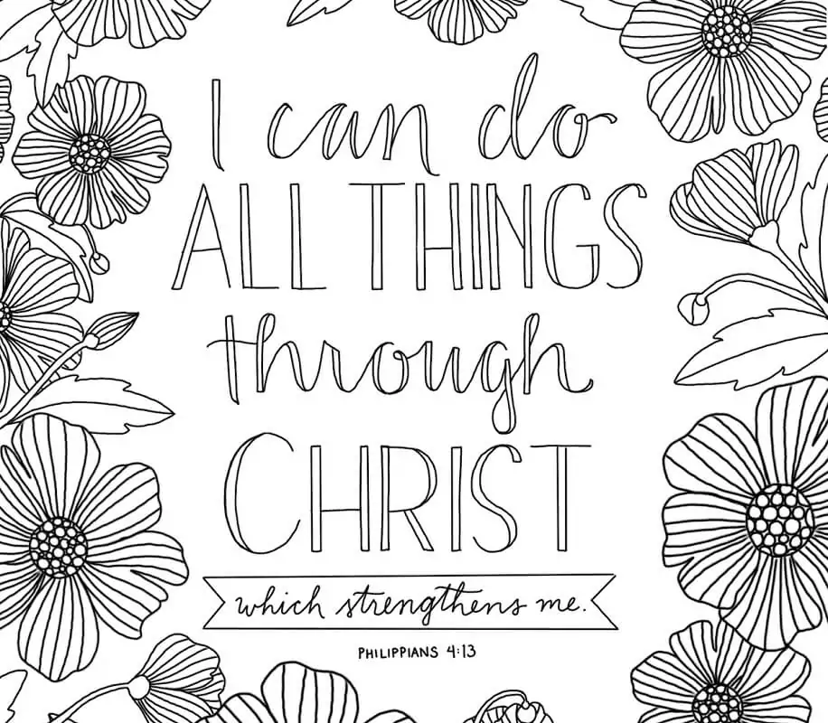 Bible Verse Coloring pages 13