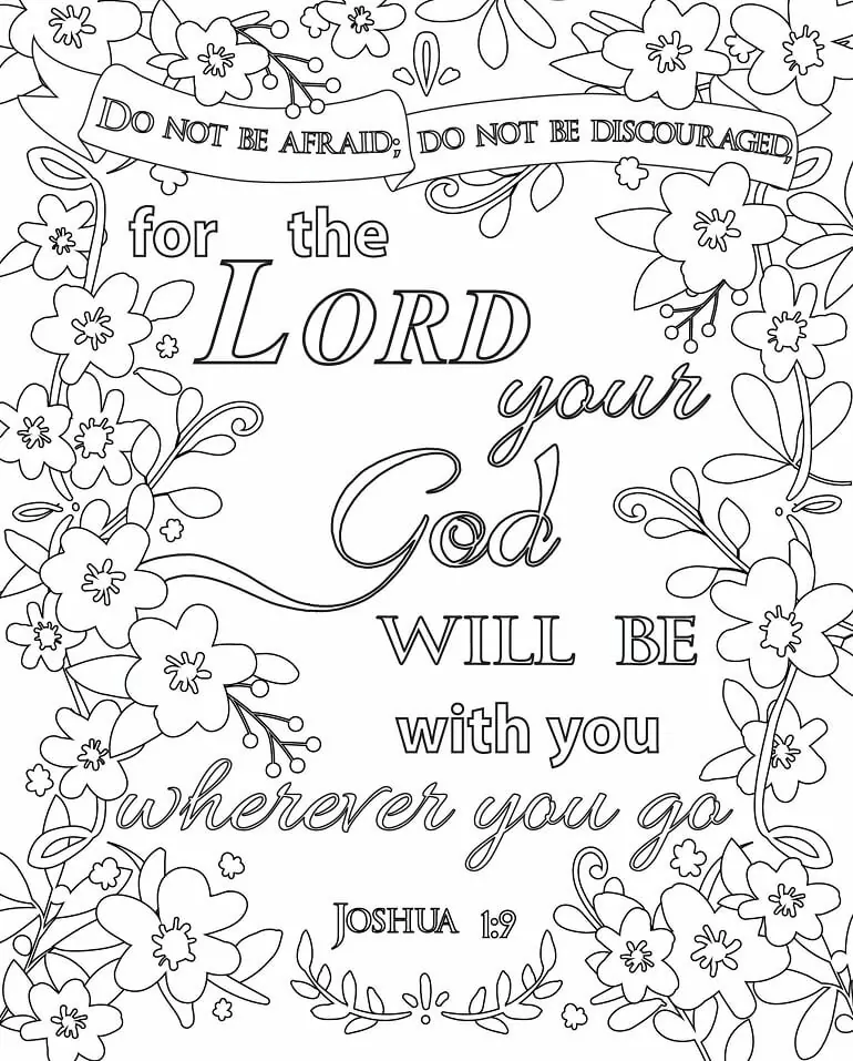 Bible Verse Coloring pages 8