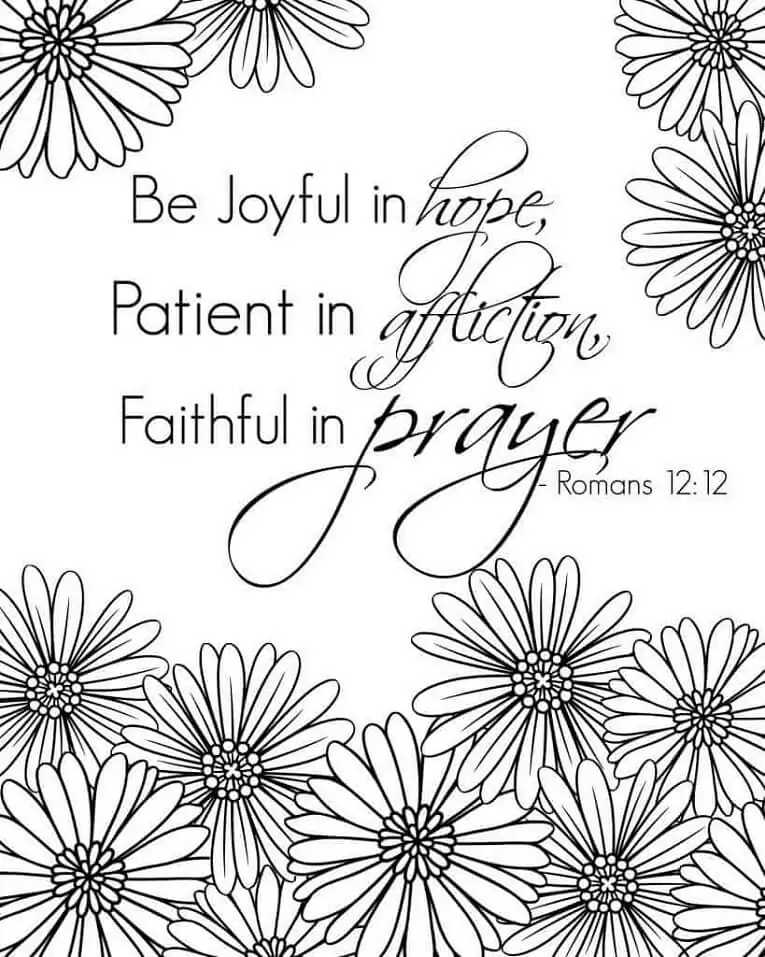 Bible Verse Coloring pages 9