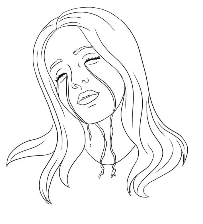 Billie Eilish Coloring Pages 19