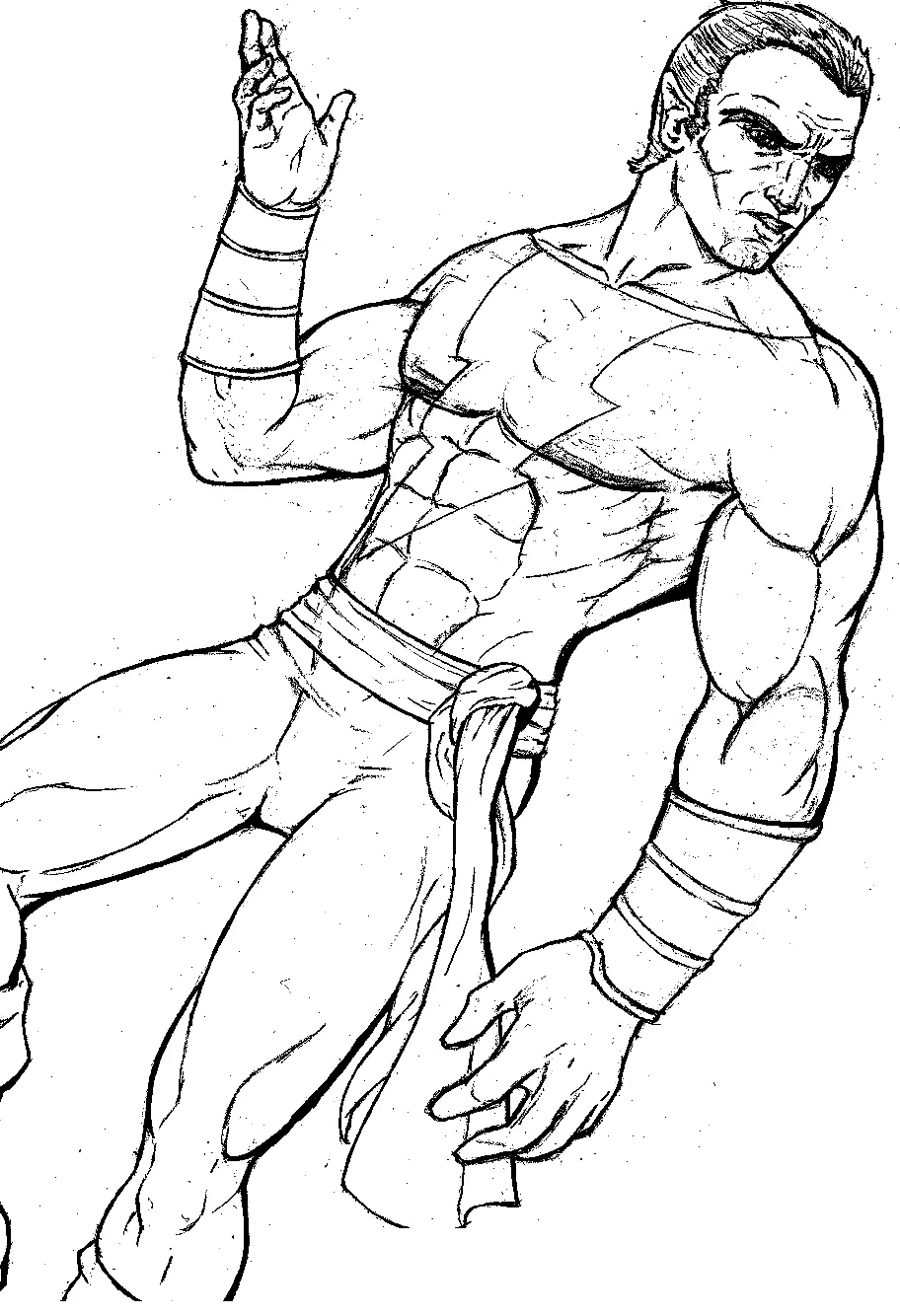 Black Adam Coloring Pages