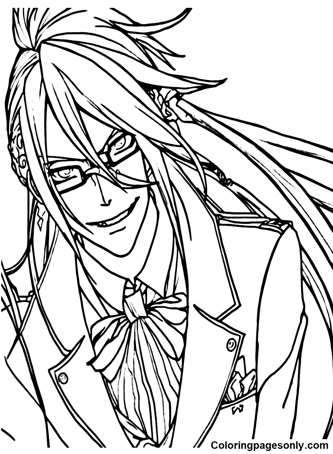 Black Butler Para Colorear