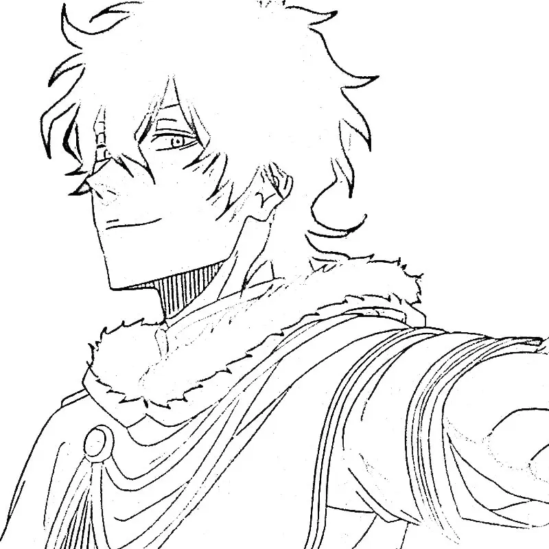 Black Clover Coloring Pages 27