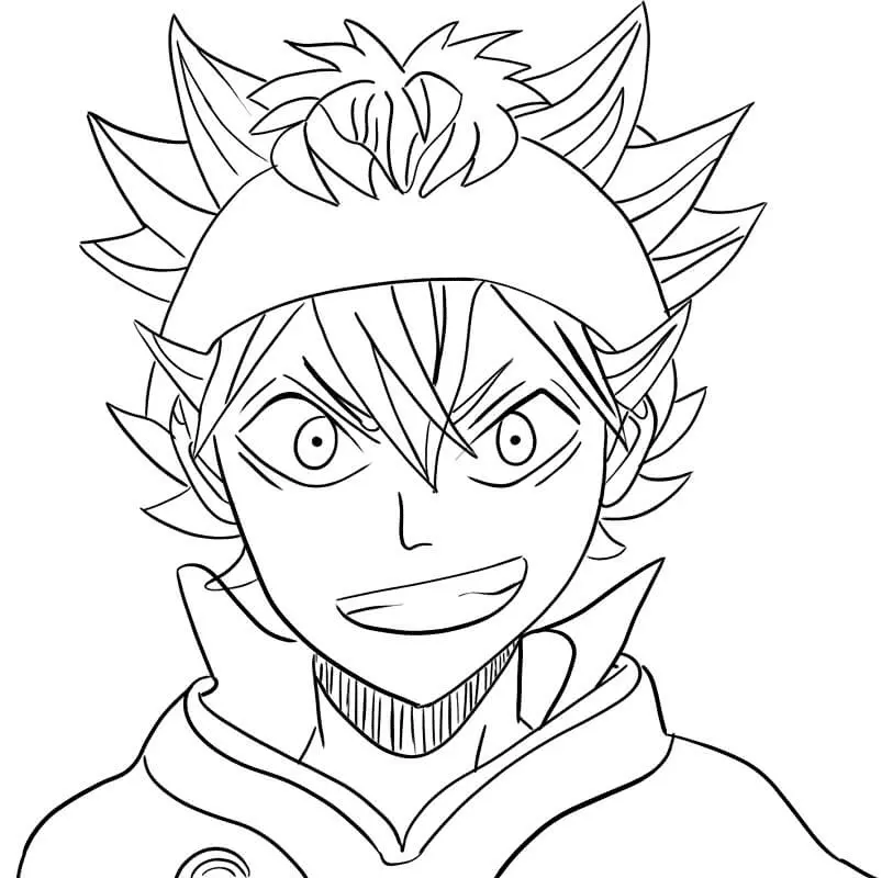 Black Clover Coloring Pages 3