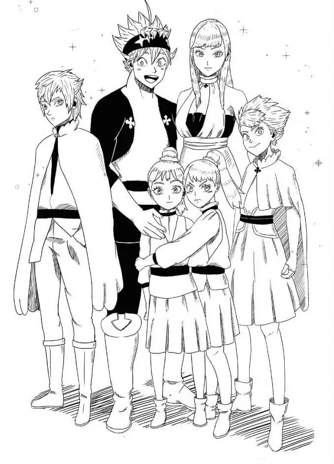 Black Clover Coloring Pages 45