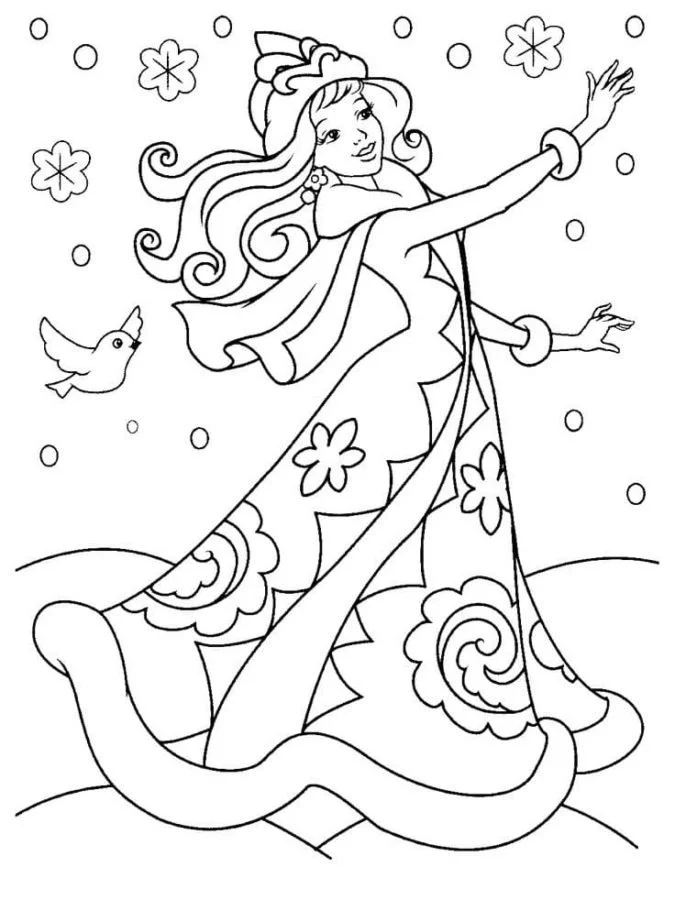 Black Widow Coloring Pages 229