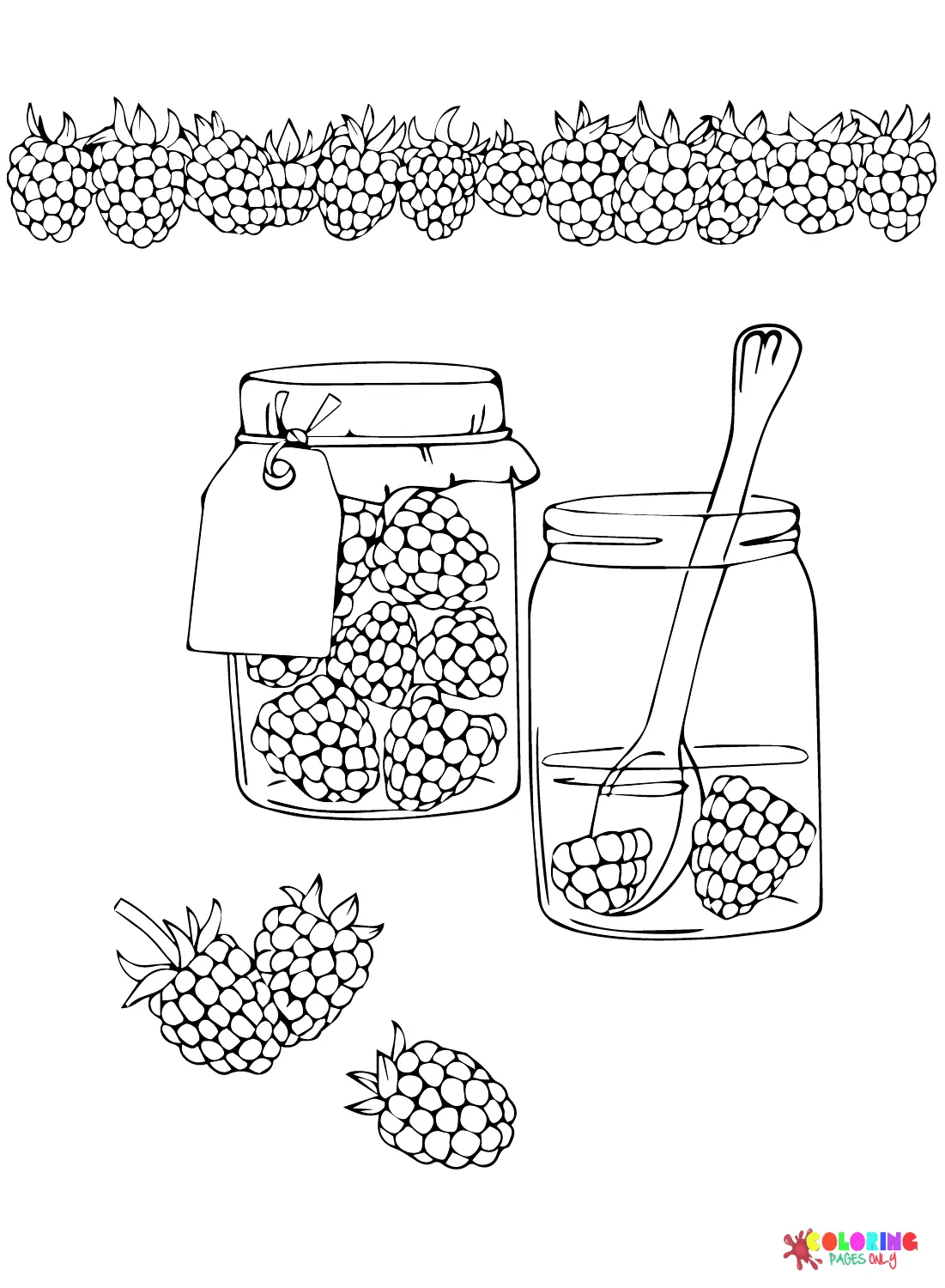 Blackberry Coloring Pages 12