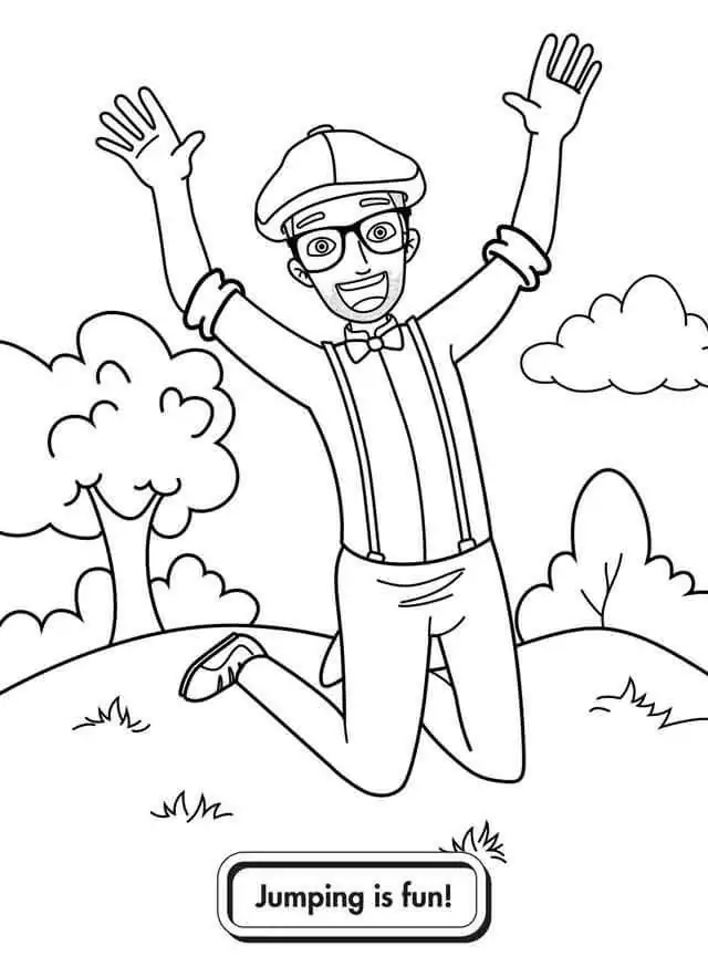 Blippi Coloring Pages 10