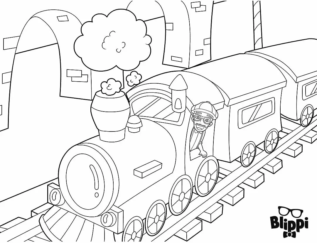 Blippi Coloring Pages 11