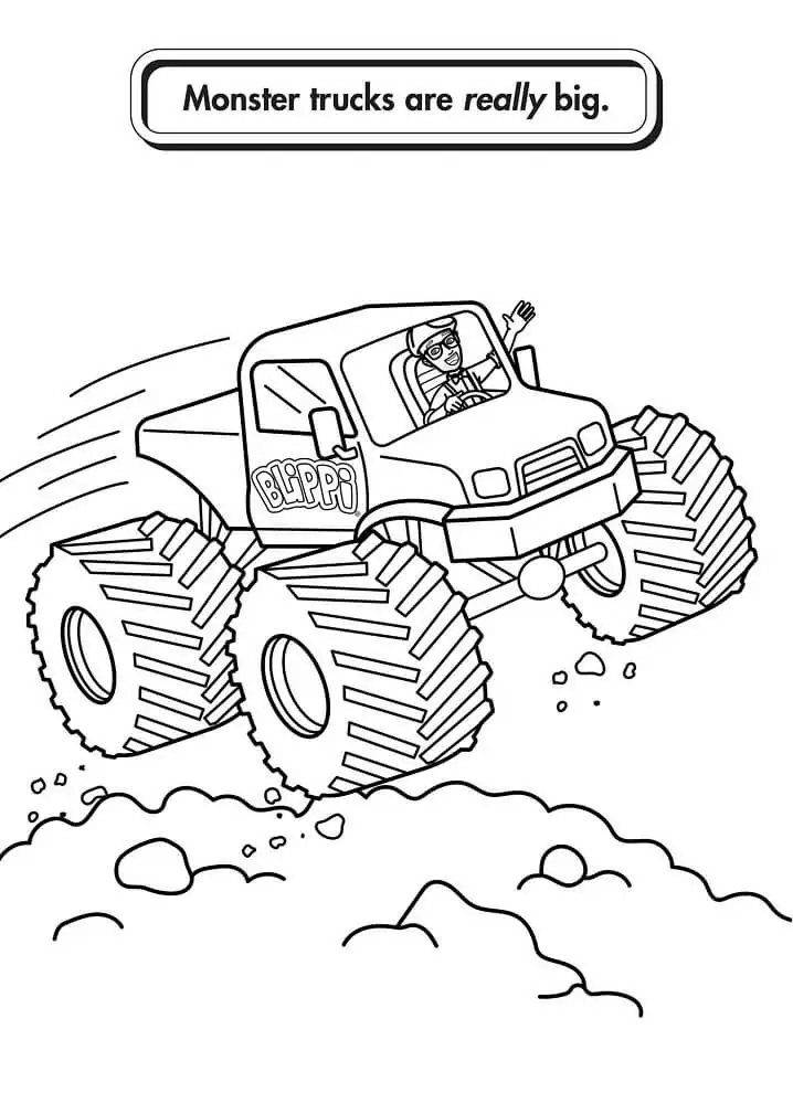 Blippi Coloring Pages 16