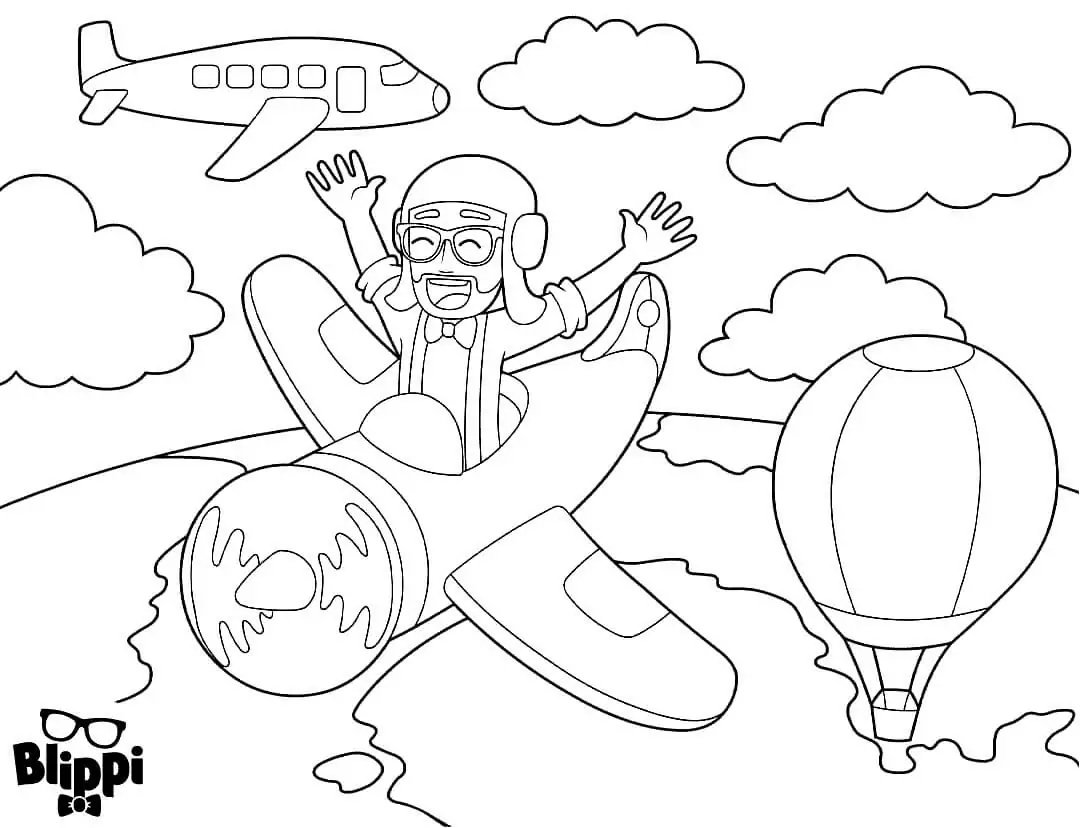 Blippi Coloring Pages 2