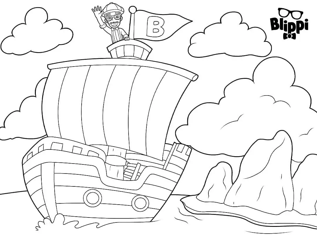 Blippi Coloring Pages 5