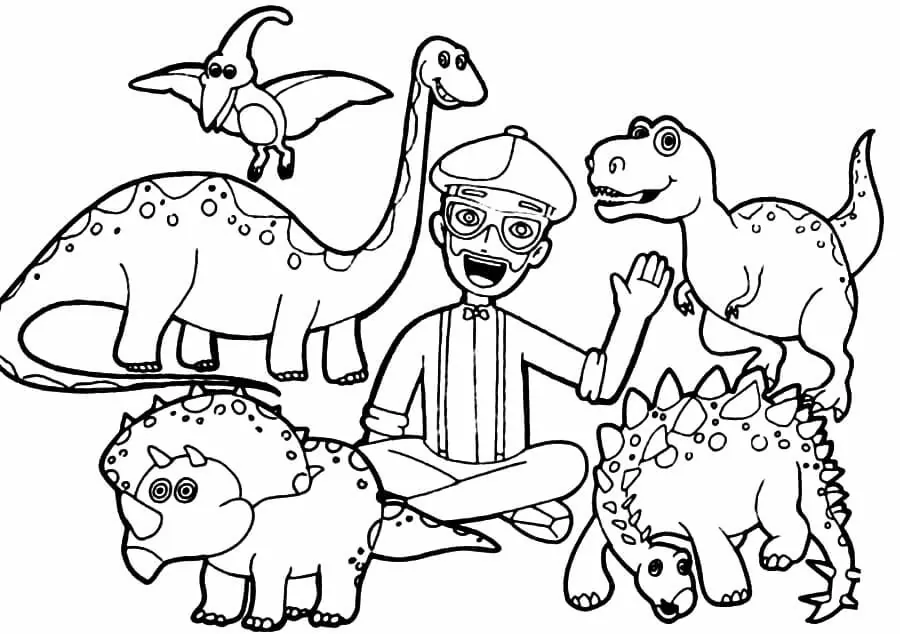 Blippi Coloring Pages 6