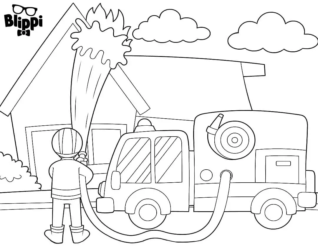 Blippi Coloring Pages 8