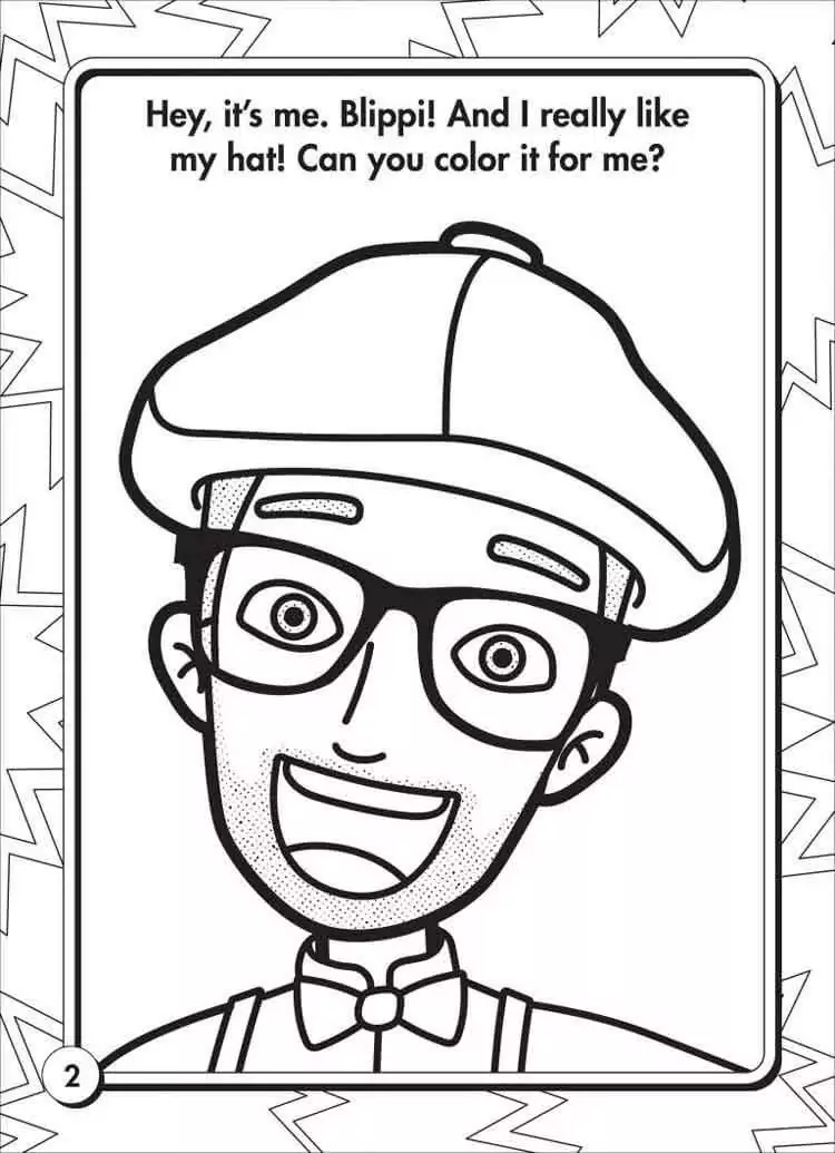 Blippi Coloring Pages 9