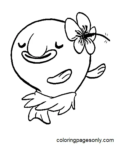 Blobfish Coloring Pages