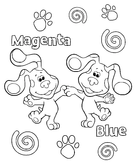 Blue s Clues Coloring Pages 3