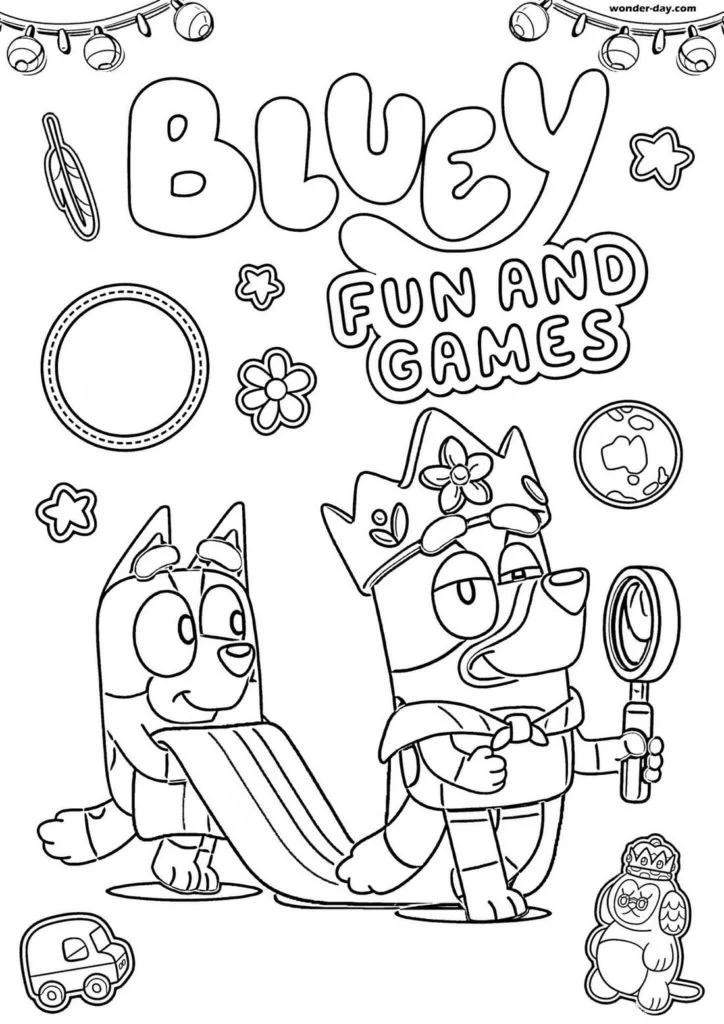 Bluey Ausmalbilder 49