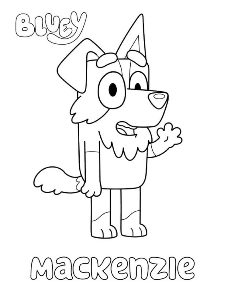 Bluey Ausmalbilder 54