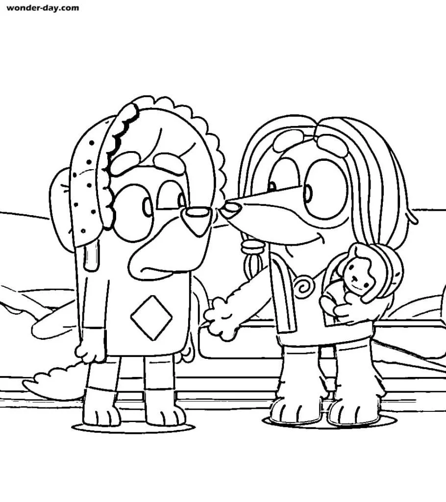 Bluey Ausmalbilder 56