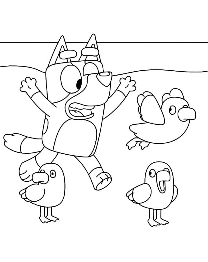 Bluey Ausmalbilder 62